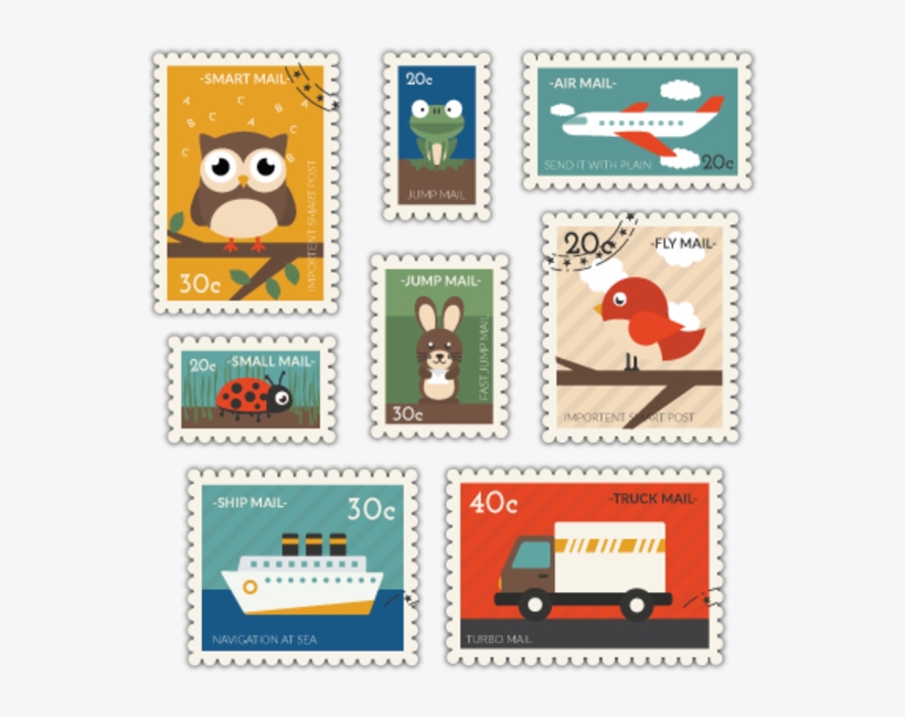Image - Postage Stamp, transparent png #1631945