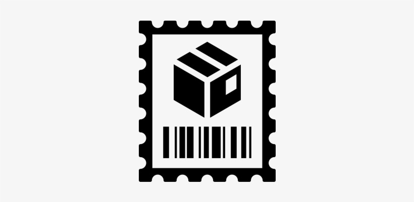 Parcel Stamp An Postcard - Postage Stamp Icon Png, transparent png #1632070