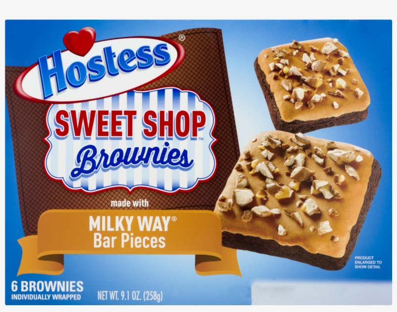 Hostess Brownies Made With Milky Way, transparent png #1632072