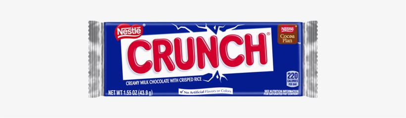 Nestle Crunch Milk Chocolate Candy Bar - Crunch Candy Bar, transparent png #1632662