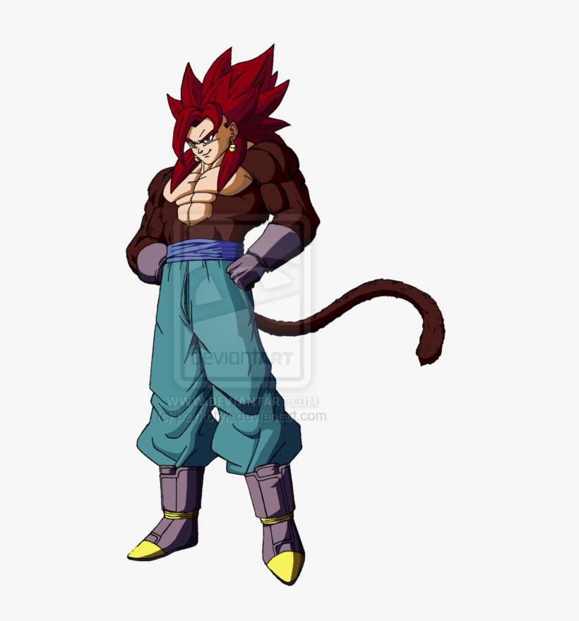 Ssj4 Vegito - Dragon Ball Z Super Saiyan 4 Vegito, transparent png #1632937