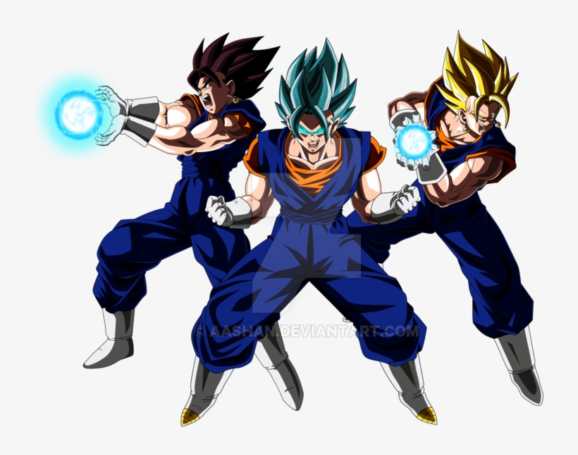 Vegito Trio - Vegito Ssjb Png, transparent png #1633136