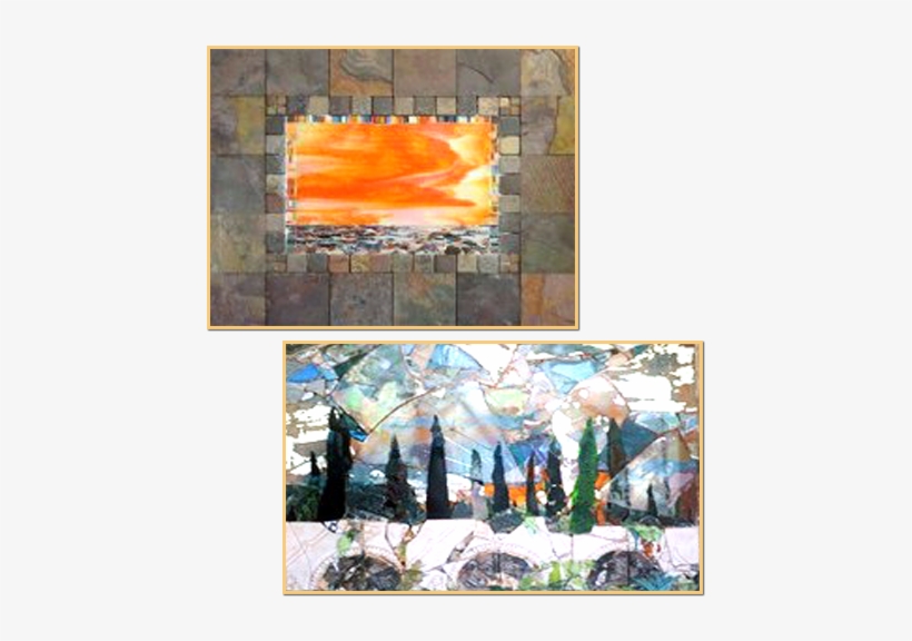 Seawindow And Italian Landscape - Painting, transparent png #1633713