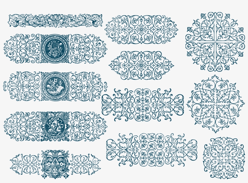 Lace Ornament - Encaje Vintage Vintage Png, transparent png #1633764