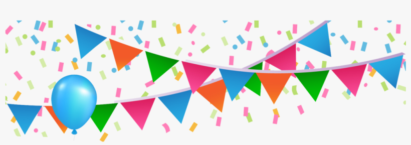 Happy Birthday Png Transparent Picture - Birthday Confetti Png Transparent, transparent png #1633950