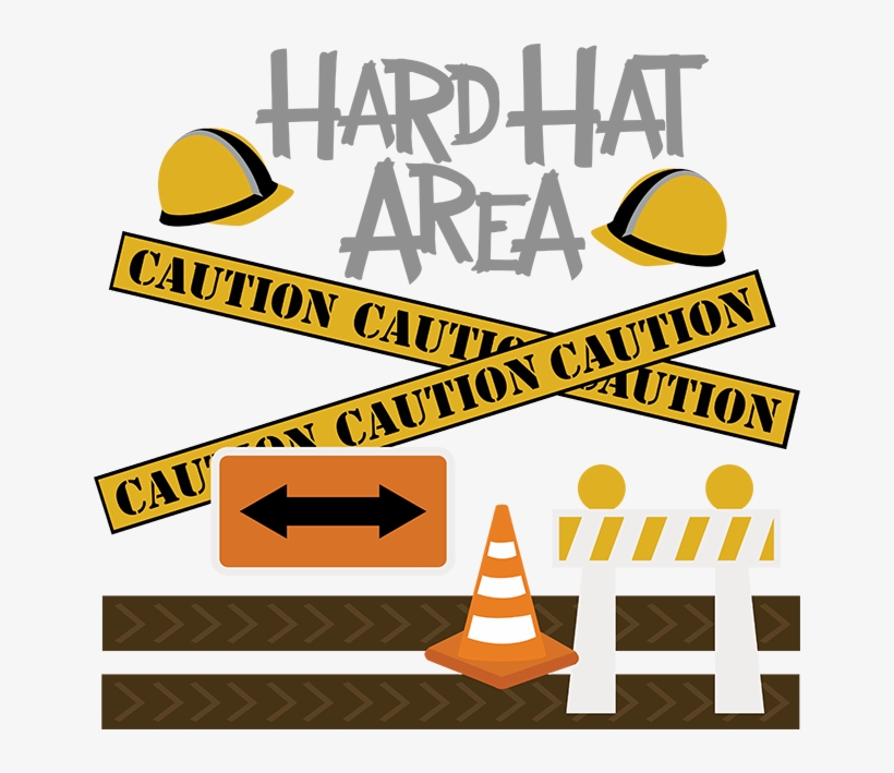 Hard Hat Area Svg Construction Svg File Free Svg Files - Hard Hat Area Clipart, transparent png #1634282