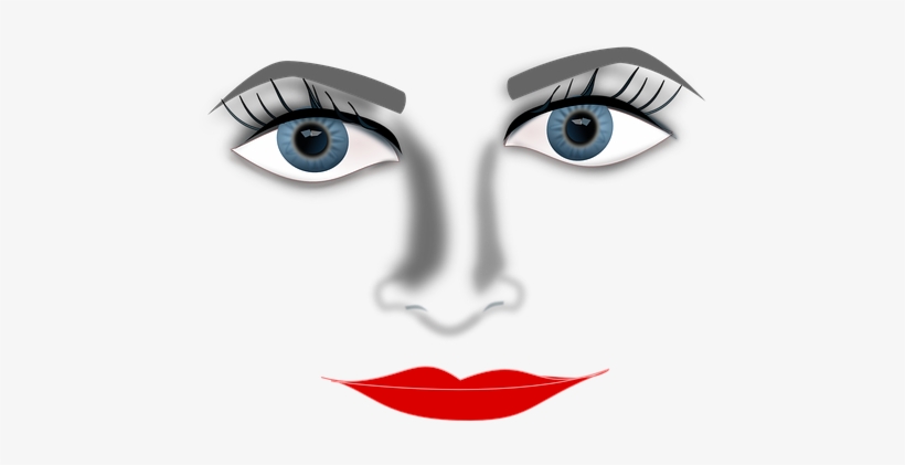 Eye, Face, Lips, Nose, Woman - Pilar Sheath Acanthoma Histology, transparent png #1634515