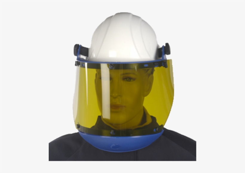 Arc Flash Face Shields - Hard Hats With Face Shield, transparent png #1634615
