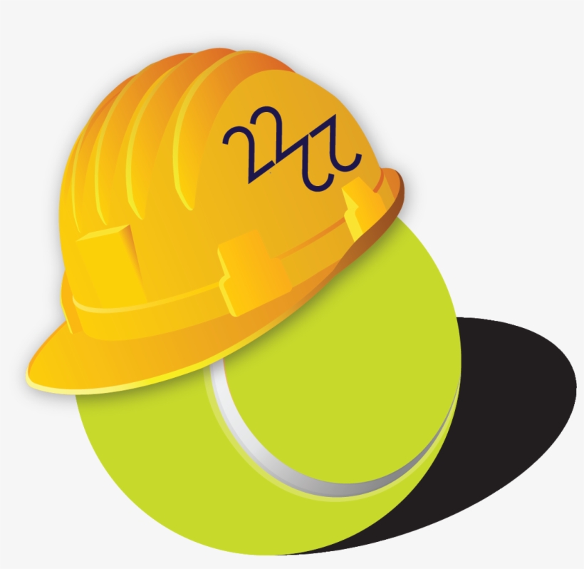 Hard Hat Tennis Ball - Hard Hat, transparent png #1634639