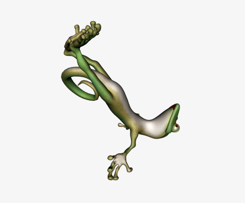 Gecko Falling Png For Tubes - Alt Attribute, transparent png #1634926
