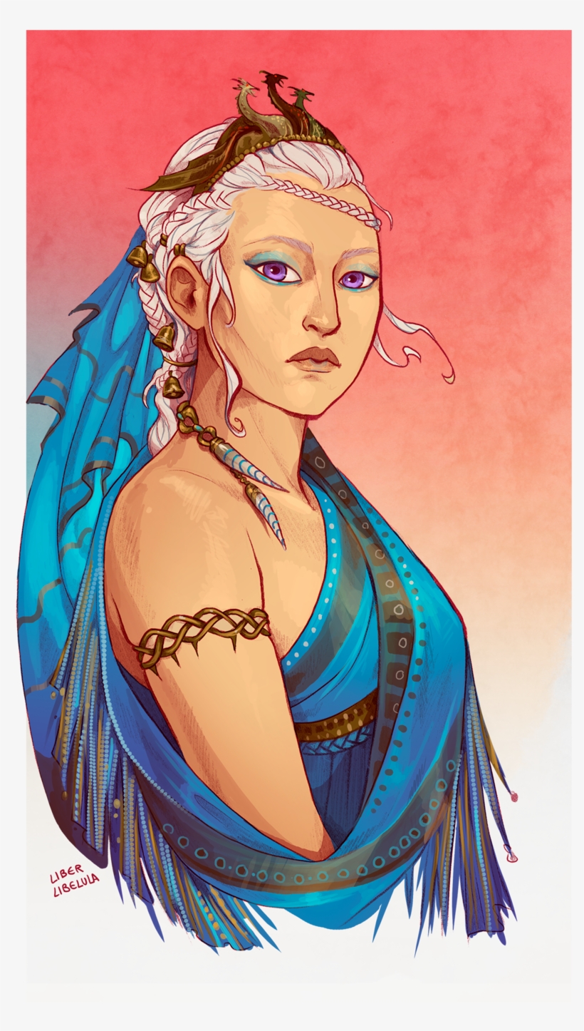 Clip Art Library Download Targaryen By Liberlibelula - Daenys Targaryen Art, transparent png #1635088