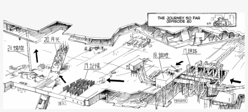 Map Cropped Ep8 - Girls Last Tour Map, transparent png #1635265