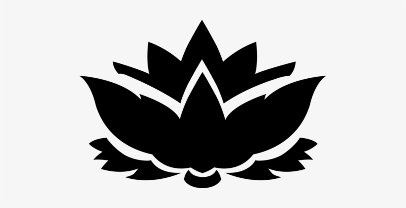 Nelumbo Nucifera Flower Computer Icons Lotus Effect - Lotus Flower Png Black, transparent png #1635441