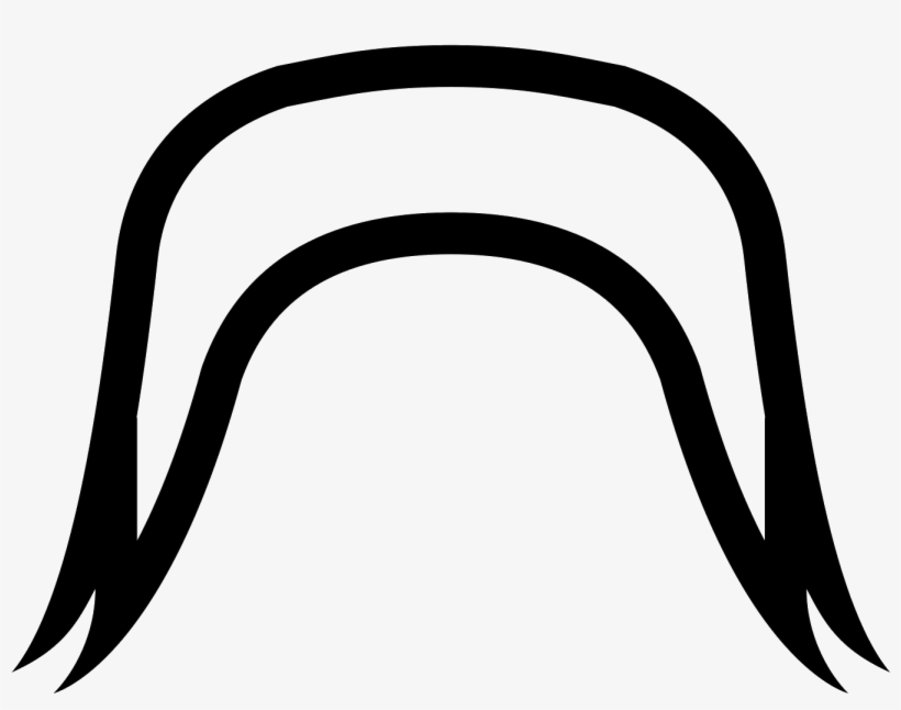 Lars The Viking Mustache Icon - Clip Art, transparent png #1635611