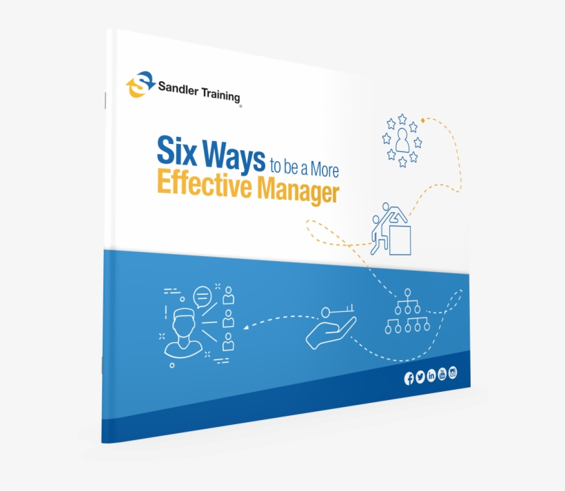 Sandler Ways To Be A More Effective Manager - Sandler Training Manual, transparent png #1635902