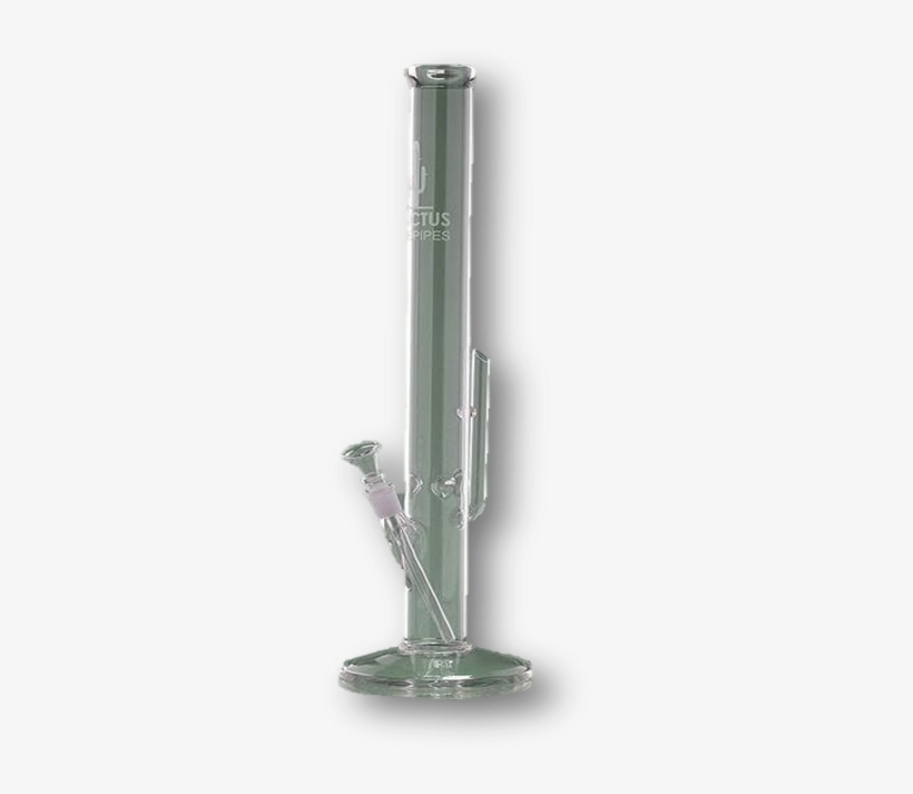 49cm Glass "cactus" Waterpipe - Rifle, transparent png #1636101