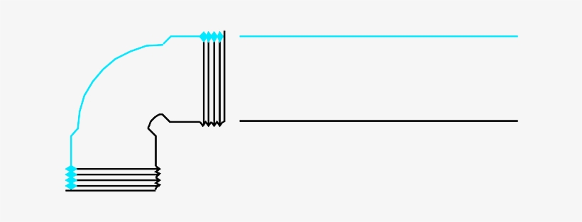 Building, Water, Tube, Thread, Pipes, Plumbing - Cartoon Plumbing Pipe With No Background, transparent png #1636239