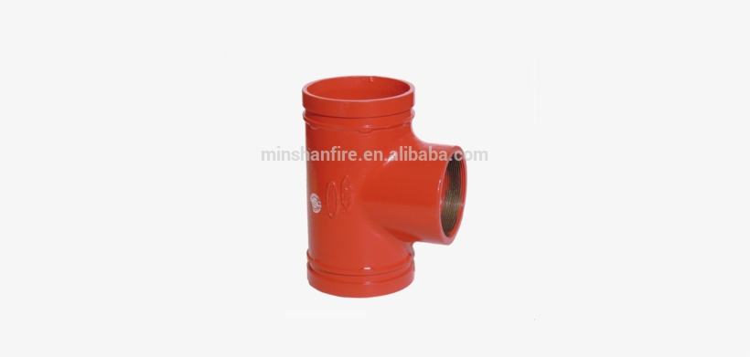 Ductile Iron Grooved End Fittings Cross For Fire Fighting - Pipe, transparent png #1636265