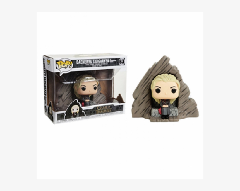 Vinyl Figure Daenerys Targaryen On Dragonstone Throne - Daenerys Pop Vinyl, transparent png #1636443