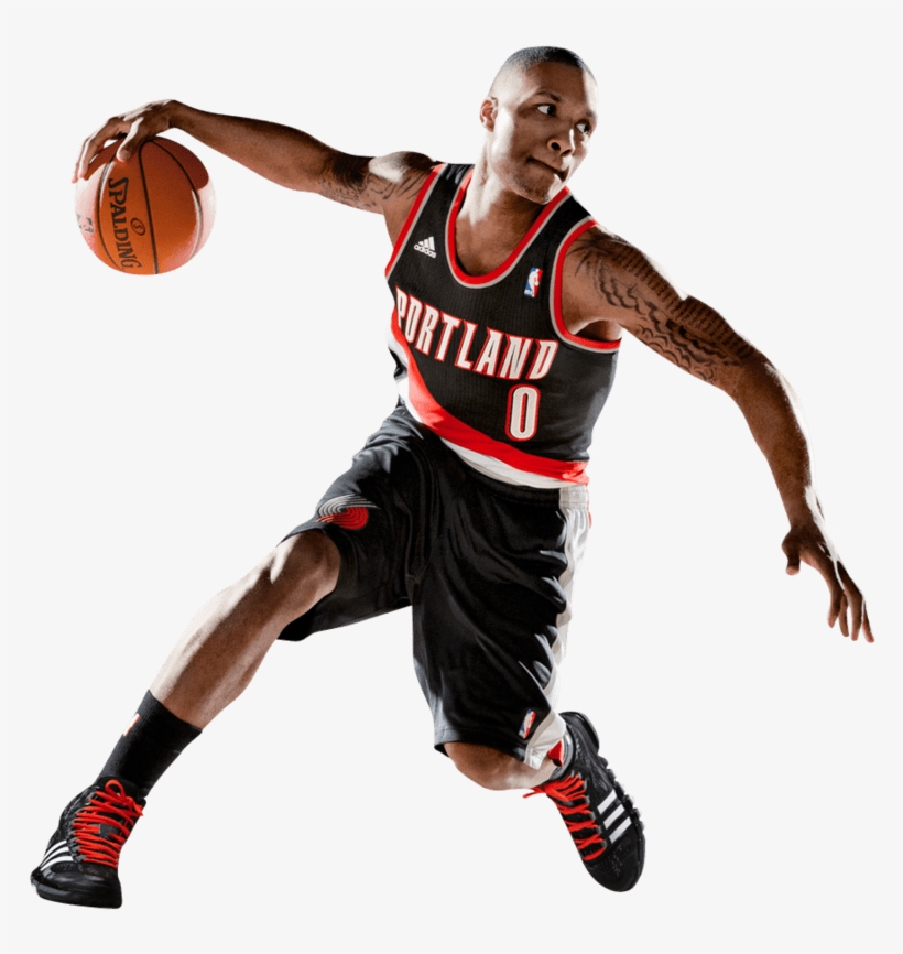 Damian Lillard Fast Dribbling - Lillard Png, transparent png #1636487