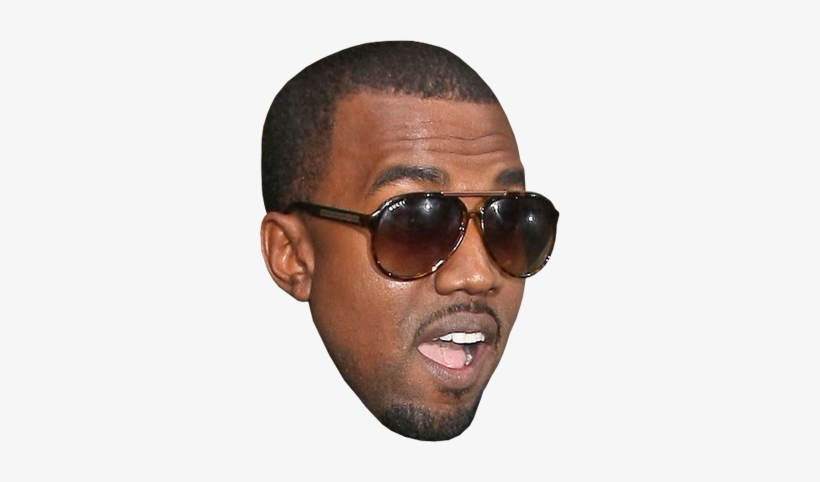 Kanye West Png Transparent - Kanye West Face Transparent, transparent png #1636867