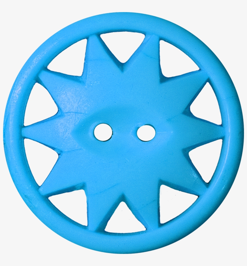 Button With Ten-pointed Star Inscribed In A Circle, - Circle, transparent png #1637075