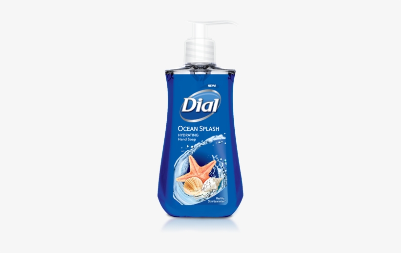 Dial® Ocean Splash Moisturizing Liquid Hand Soap - Dial Hand Soap Power Berries, transparent png #1637303