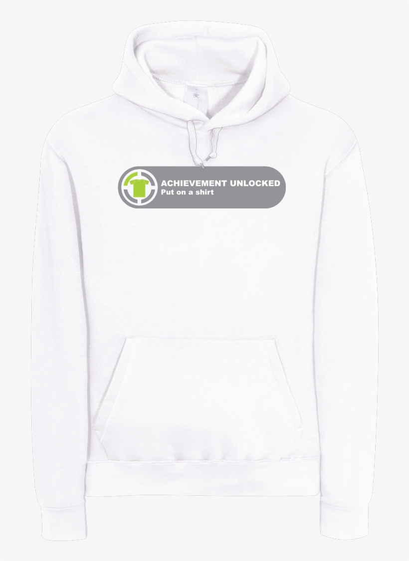 Achievement Unlocked Sweatshirt B&c Hooded, transparent png #1637519