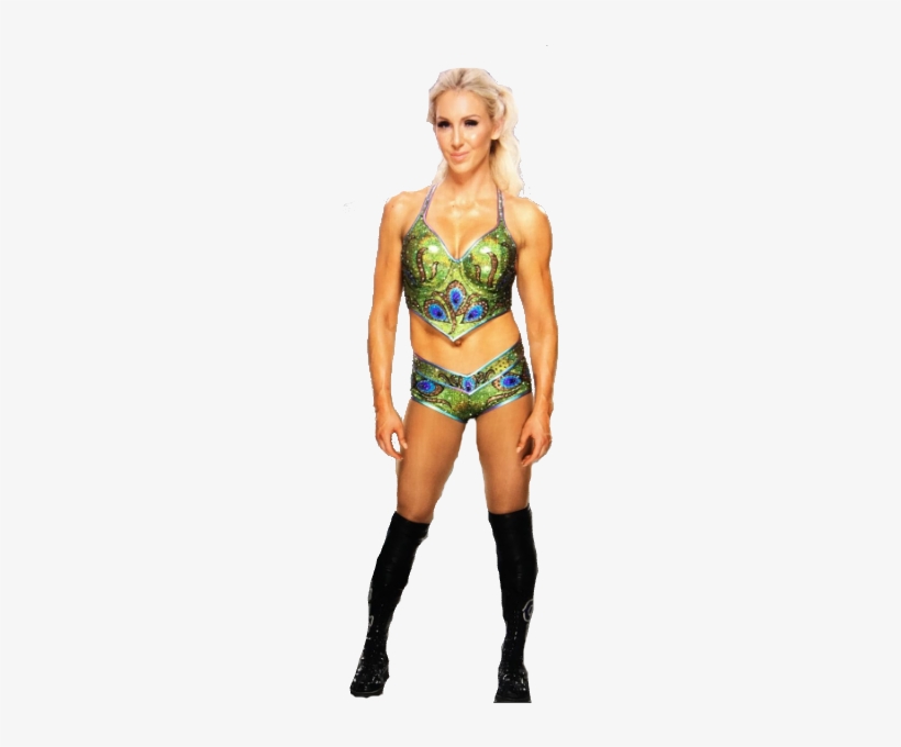 Pack New Renders Green Charlotte - Charlotte Flair Wwe Png, transparent png #1637701