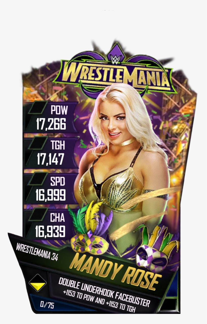 Wwe Supercard Wrestlemania 34 Cards, transparent png #1637844