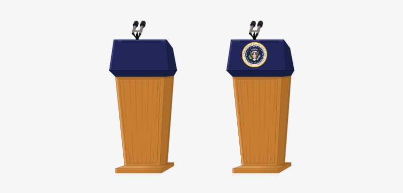 Svg Freeuse Library Ourclipart Pin - Cartoon President At A Podium, transparent png #1638120