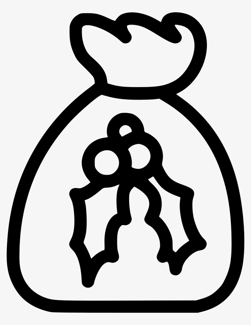 Santa Bag - - Gift, transparent png #1638231