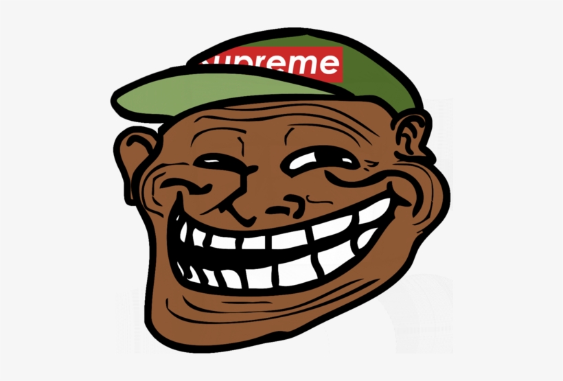 Odd Future Album In The Background - Black Troll Face Png, transparent png #1638338