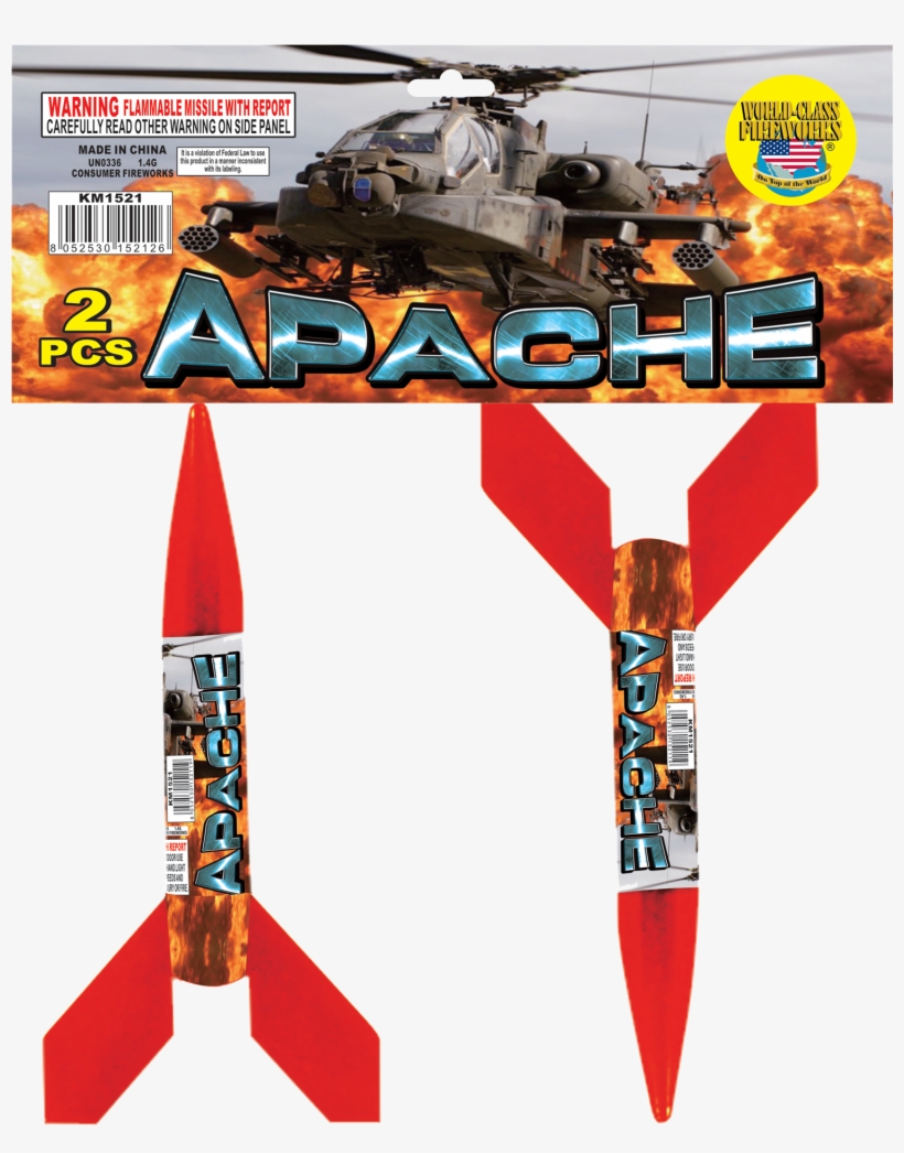 Apache Missiles World Class - Fireworks Missiles, transparent png #1638403