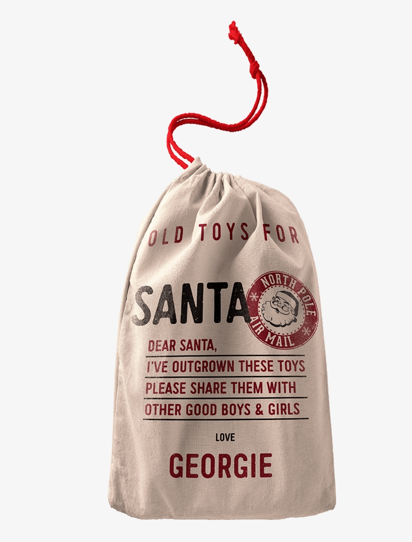 A Bag For Santa - Santa Claus, transparent png #1638404