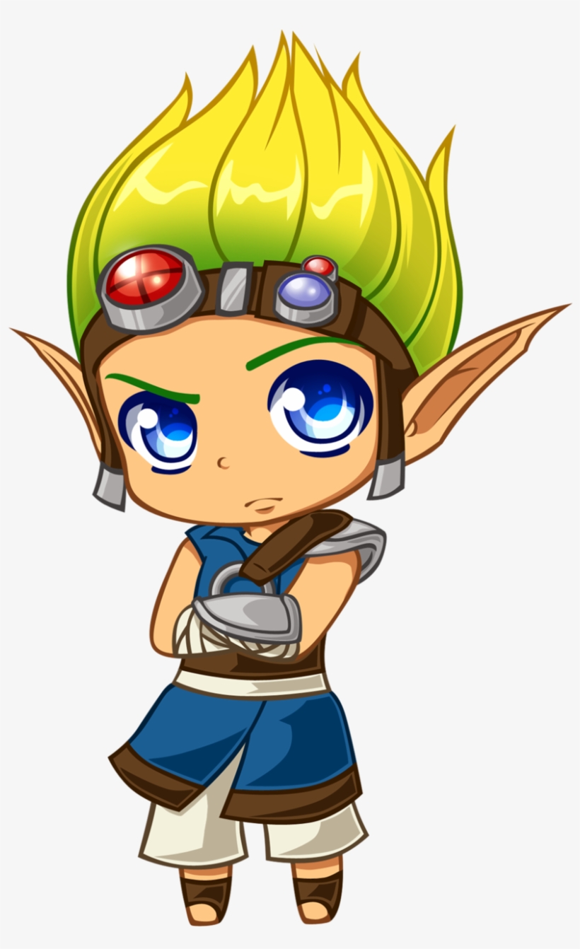 Ouo Wittle Jakie -will Art Challenge, Jak & Daxter, - Jak And Daxter Chibi, transparent png #1638587