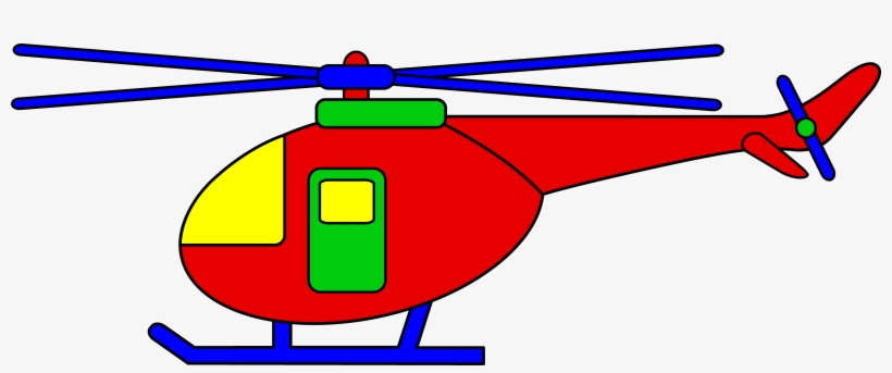 Chopper Clipart - Helicopter Clipart, transparent png #1638631