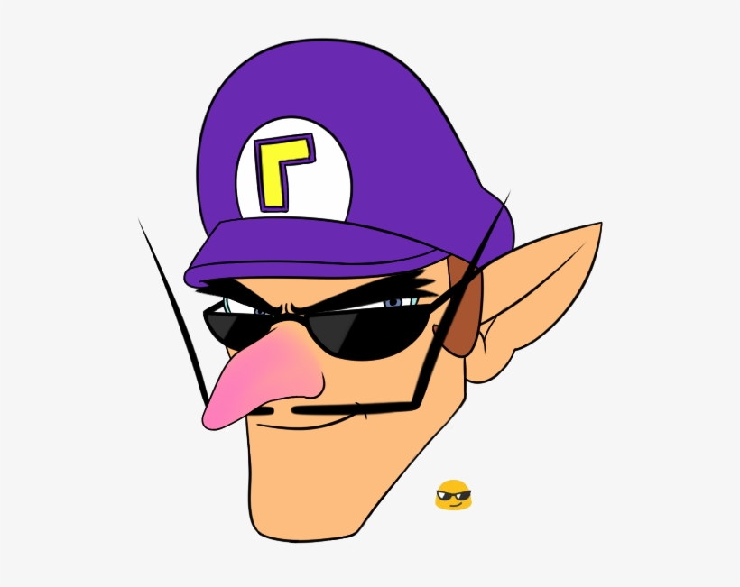 Waluigi Hat Png - Waluigi Emoji, transparent png #1638725