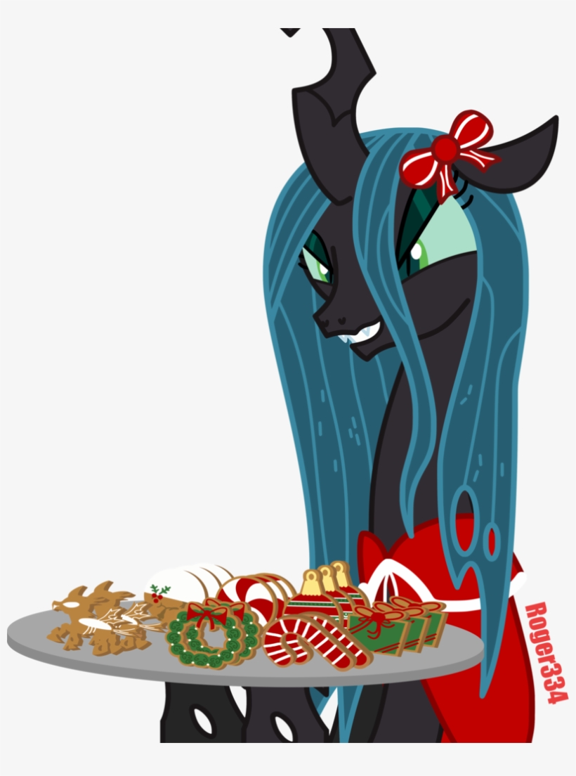 Roger334, Christmas, Cookie, Female, Food, Holiday, - Mlp Chrysalis Christmas, transparent png #1638818