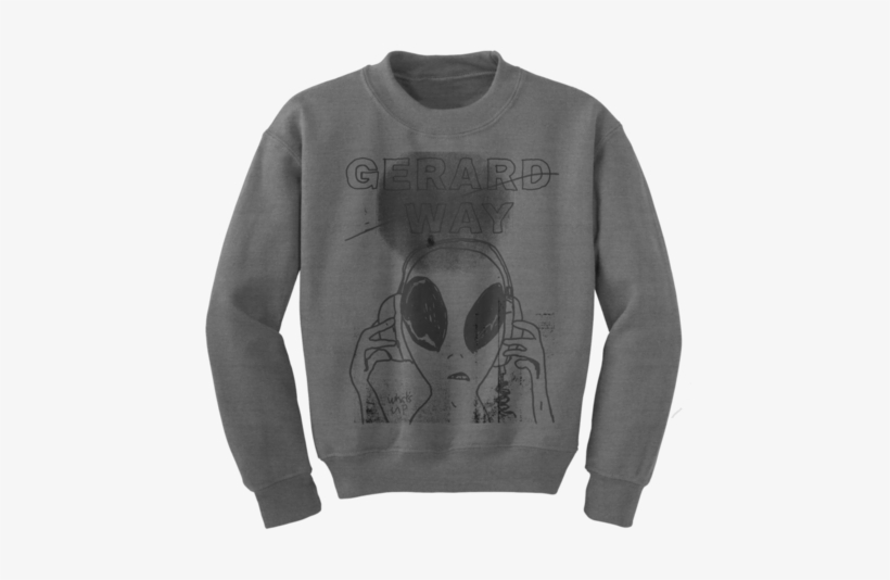 The Gray Sweatshirt - Gerard Way Sweatshirt, transparent png #1638914