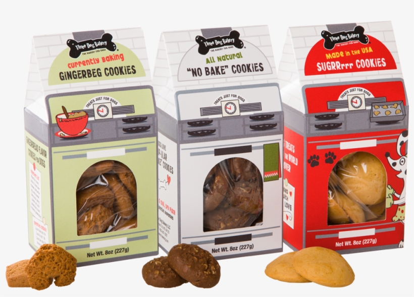 Featuring Sugrrr Cookie Wafers, Ginger Beg Wafers And - Three Dog Bakery Sugar Cookies, 1 Case, One Size, transparent png #1639119