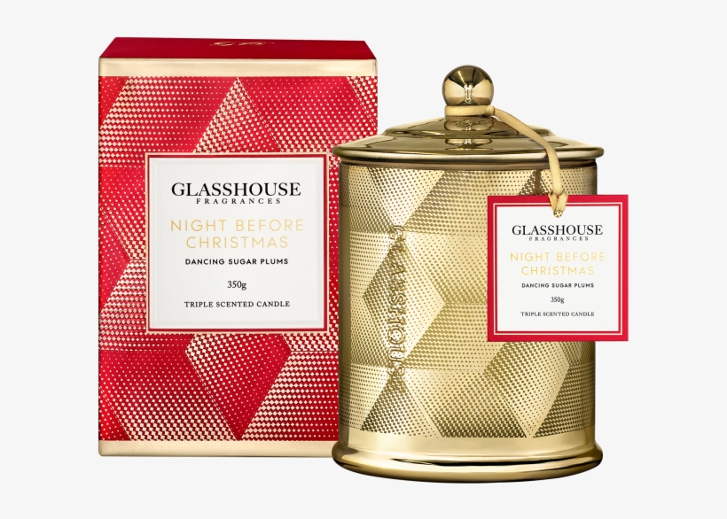 Night Before Christmas Dancing Sugar Plums 2017 Limited - Glasshouse Night Before Christmas Candle, transparent png #1639256
