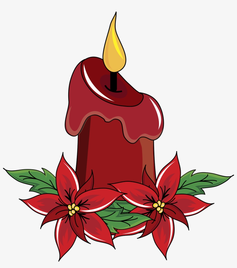 December Epworth United Methodist Church Of Bethlehem - Christmas Candle Clip Art, transparent png #1639510
