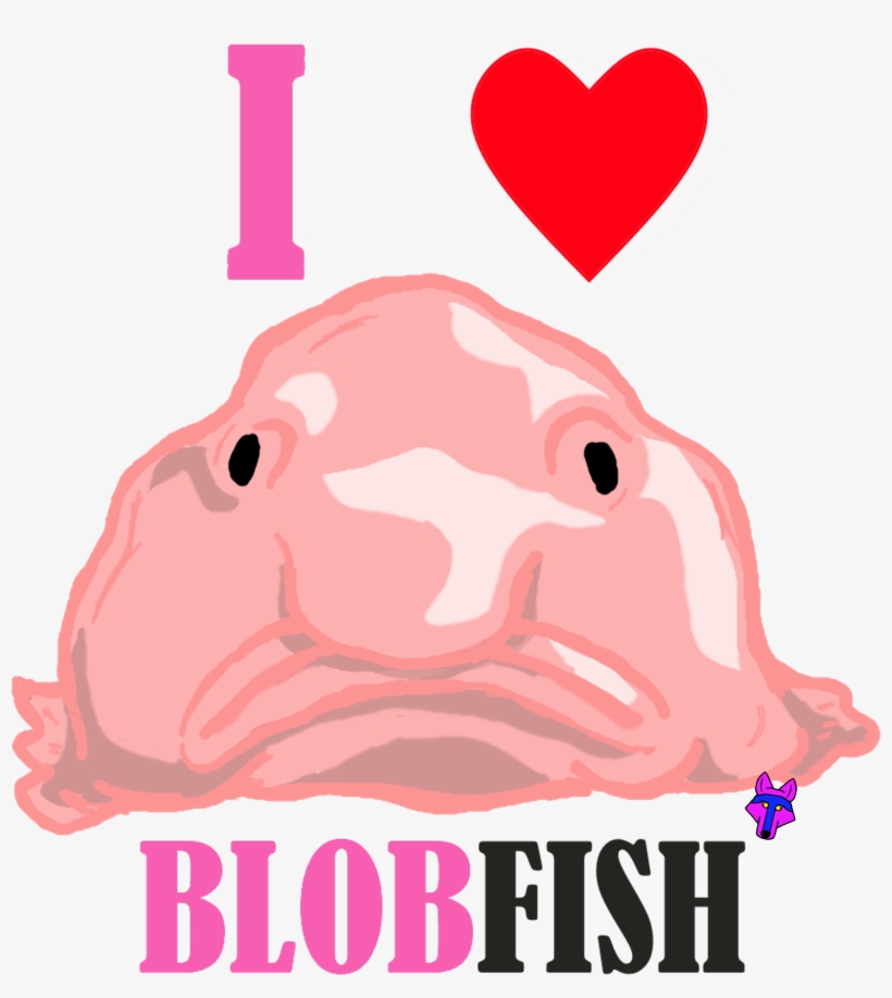 Svg Library Library Blobfish Drawing Easy - Behavior Of Blob Fish, transparent png #1639673