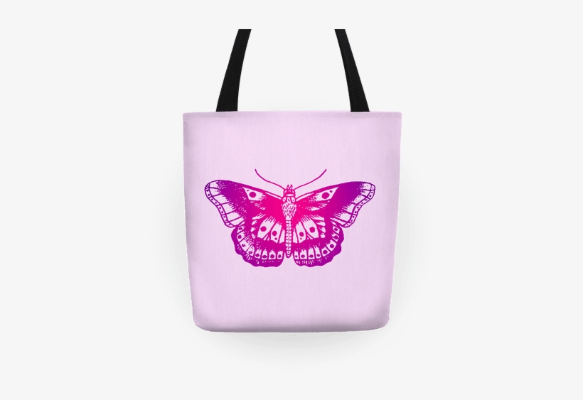 Purple Butterfly Tote - Harry Styles Butterfly, transparent png #1640293