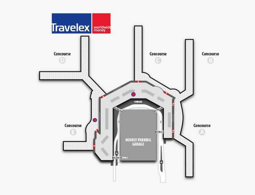 Travelex Map 0 - Uso Bwi Map, transparent png #1640389