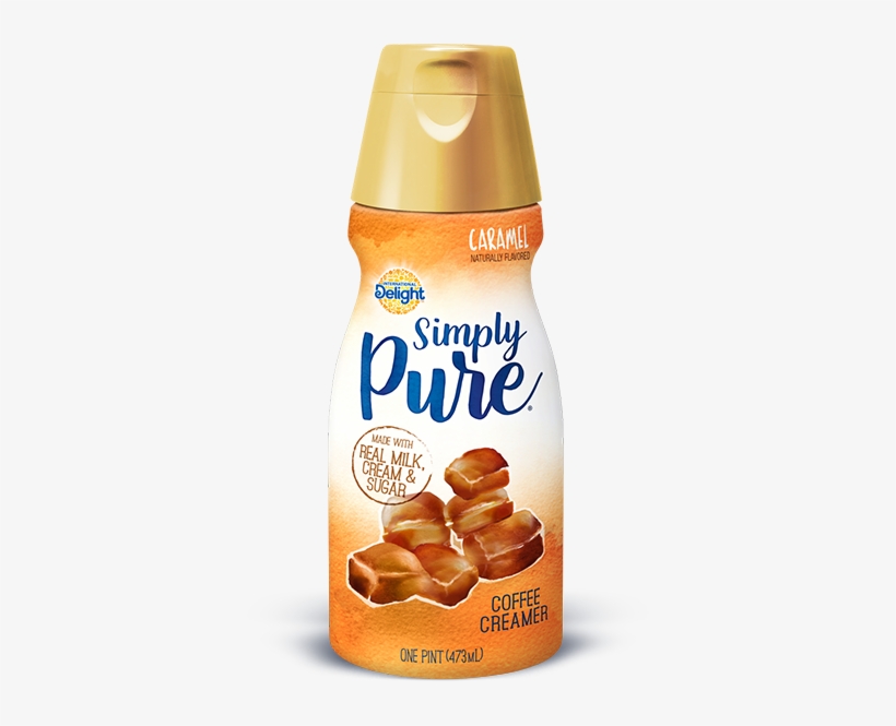 Caramel-1 - Simply Pure Caramel Creamer, transparent png #1640703