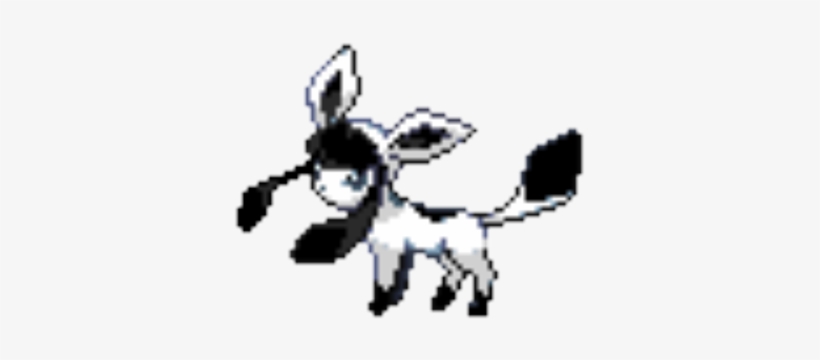 Monochrome Glaceon - Cartoon, transparent png #1640730
