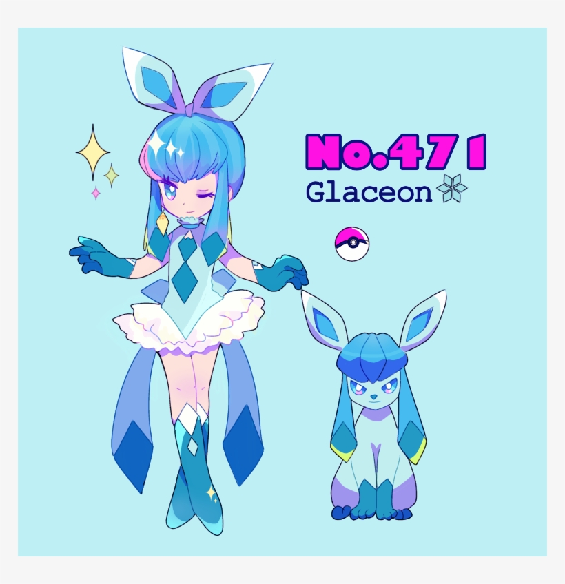 Download Glaceon Image - Cartoon, transparent png #1640754