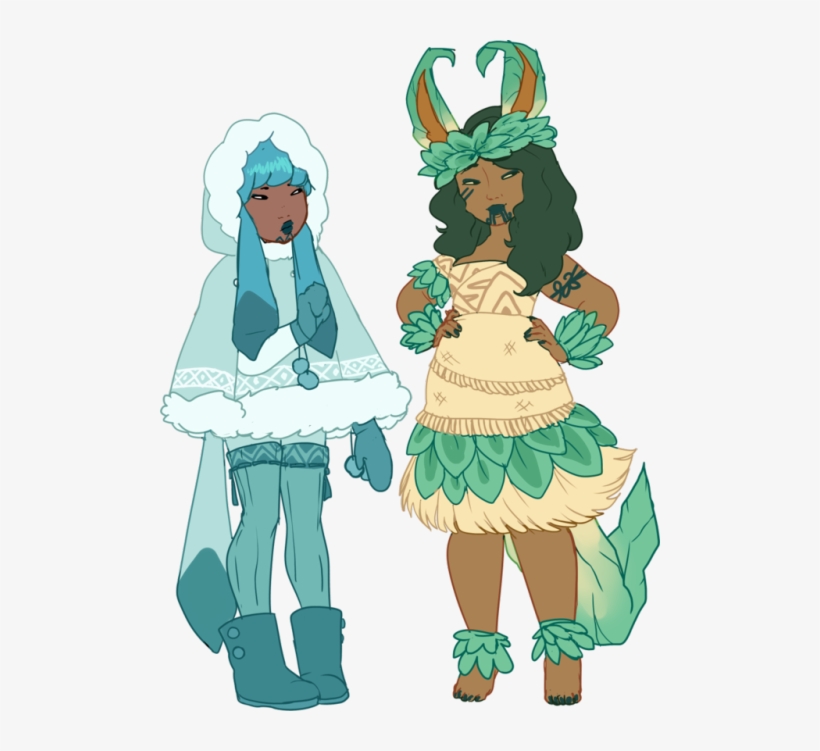 Glaceon Gijinka, transparent png #1640909
